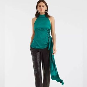 NWT Satin Sachin & Babi Halter Top